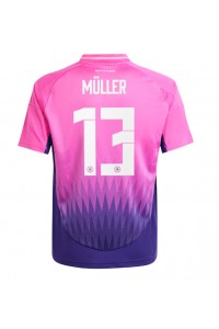 Duitsland Thomas Muller #13 Voetbaltruitje Uit tenue EK 2024 Korte Mouw